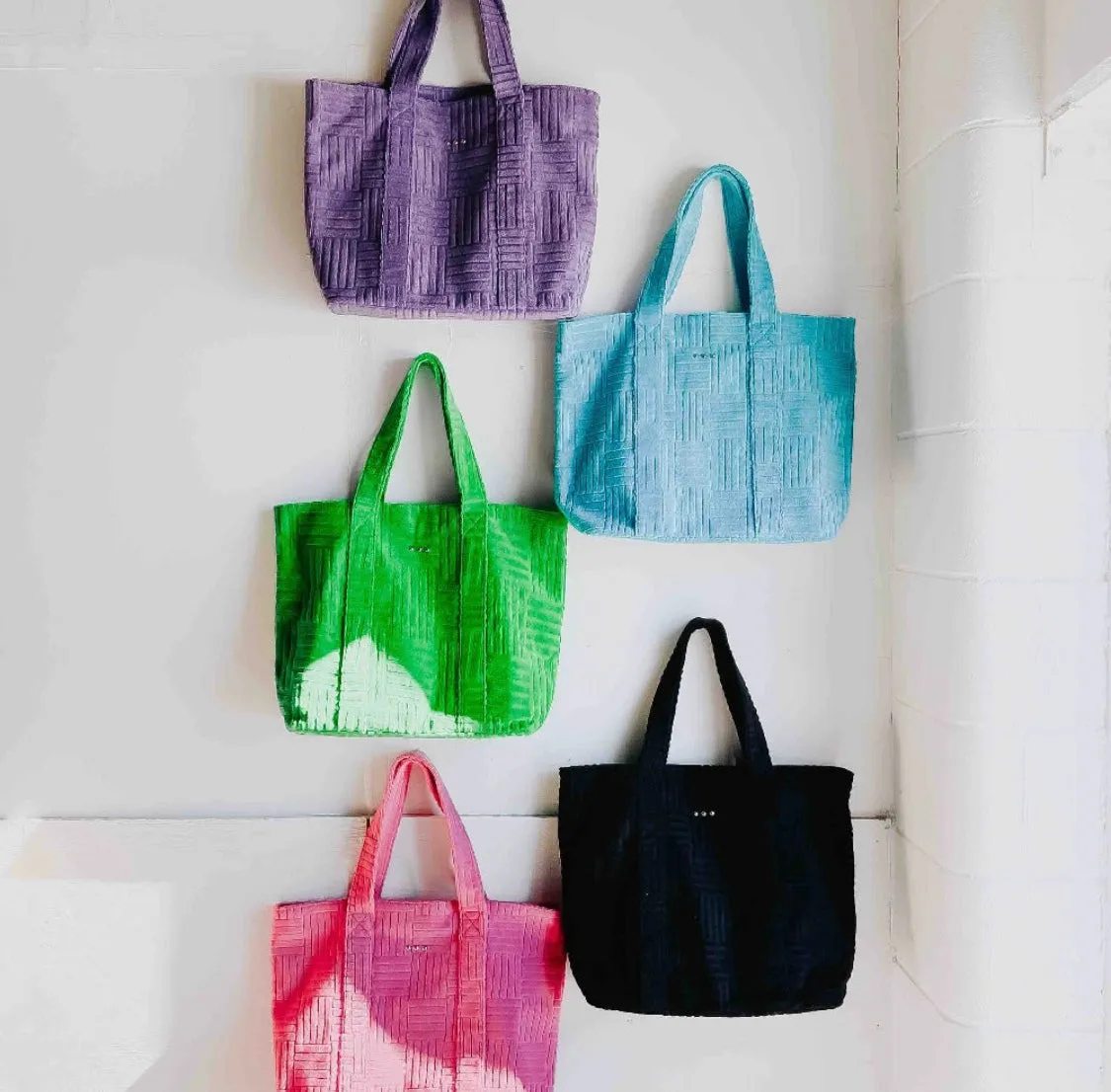 Teagan Terry Cloth Tote with Pouch - Preorder