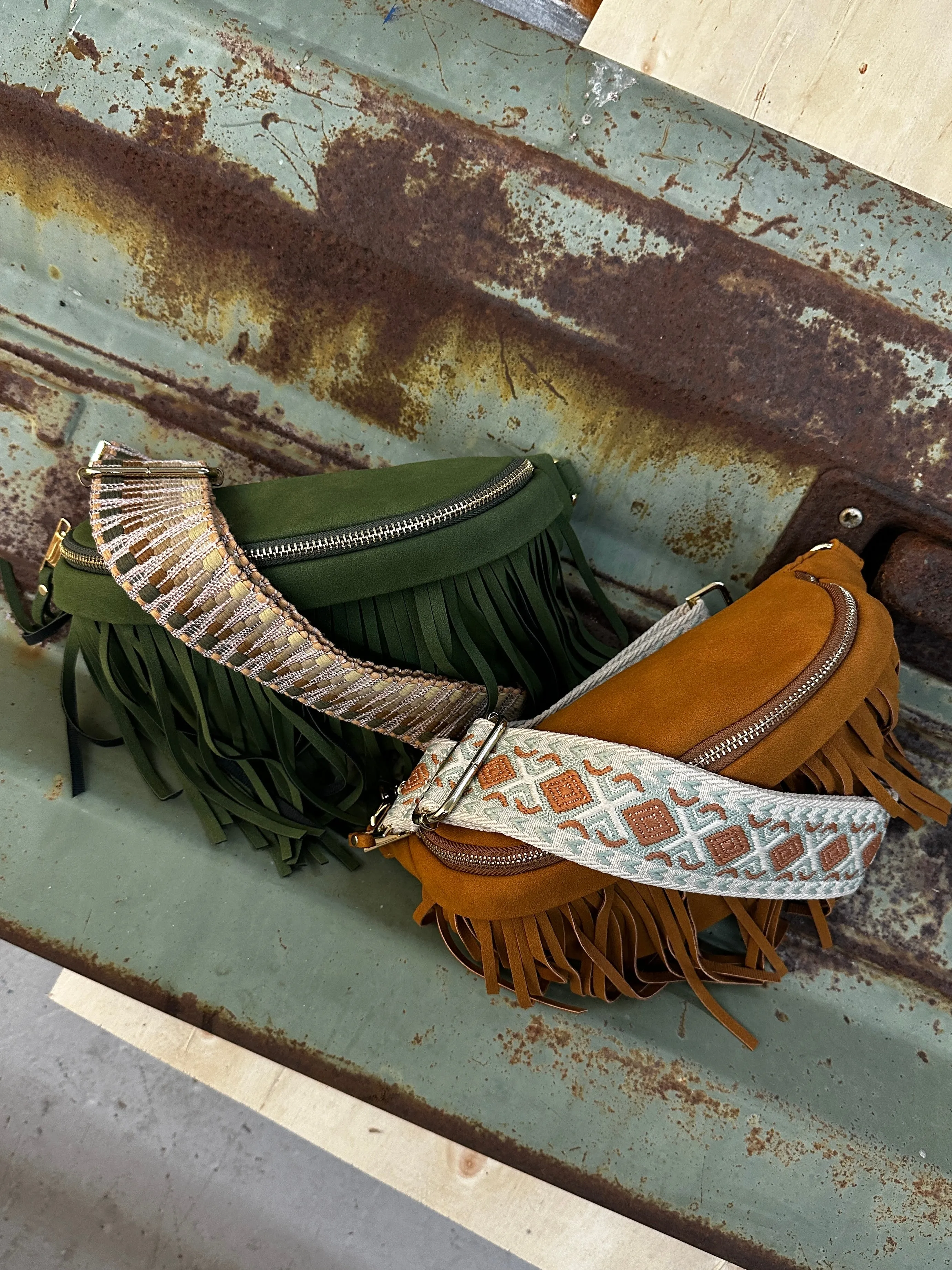 The Kelli Fringe Sling Bag