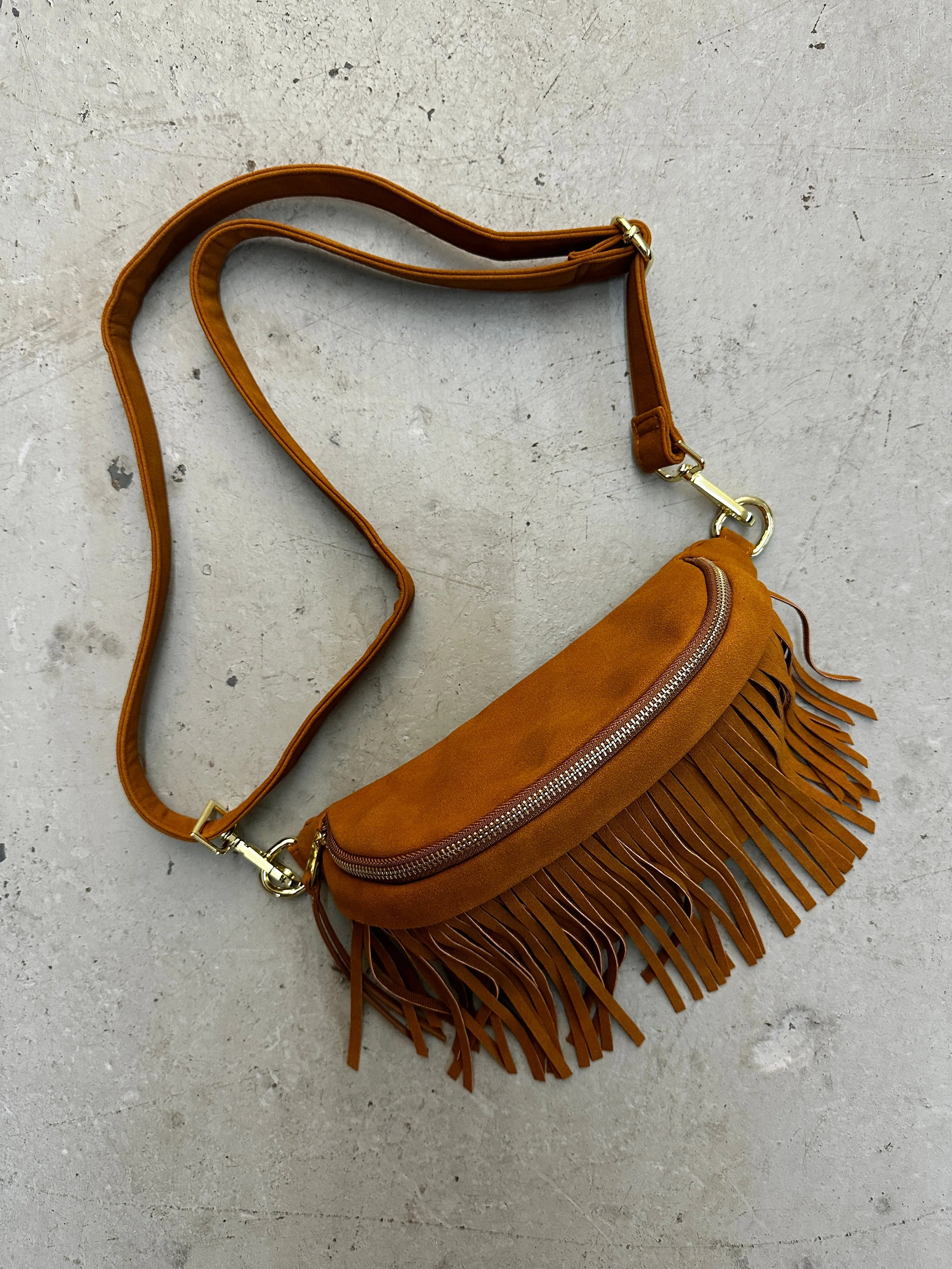 The Kelli Fringe Sling Bag