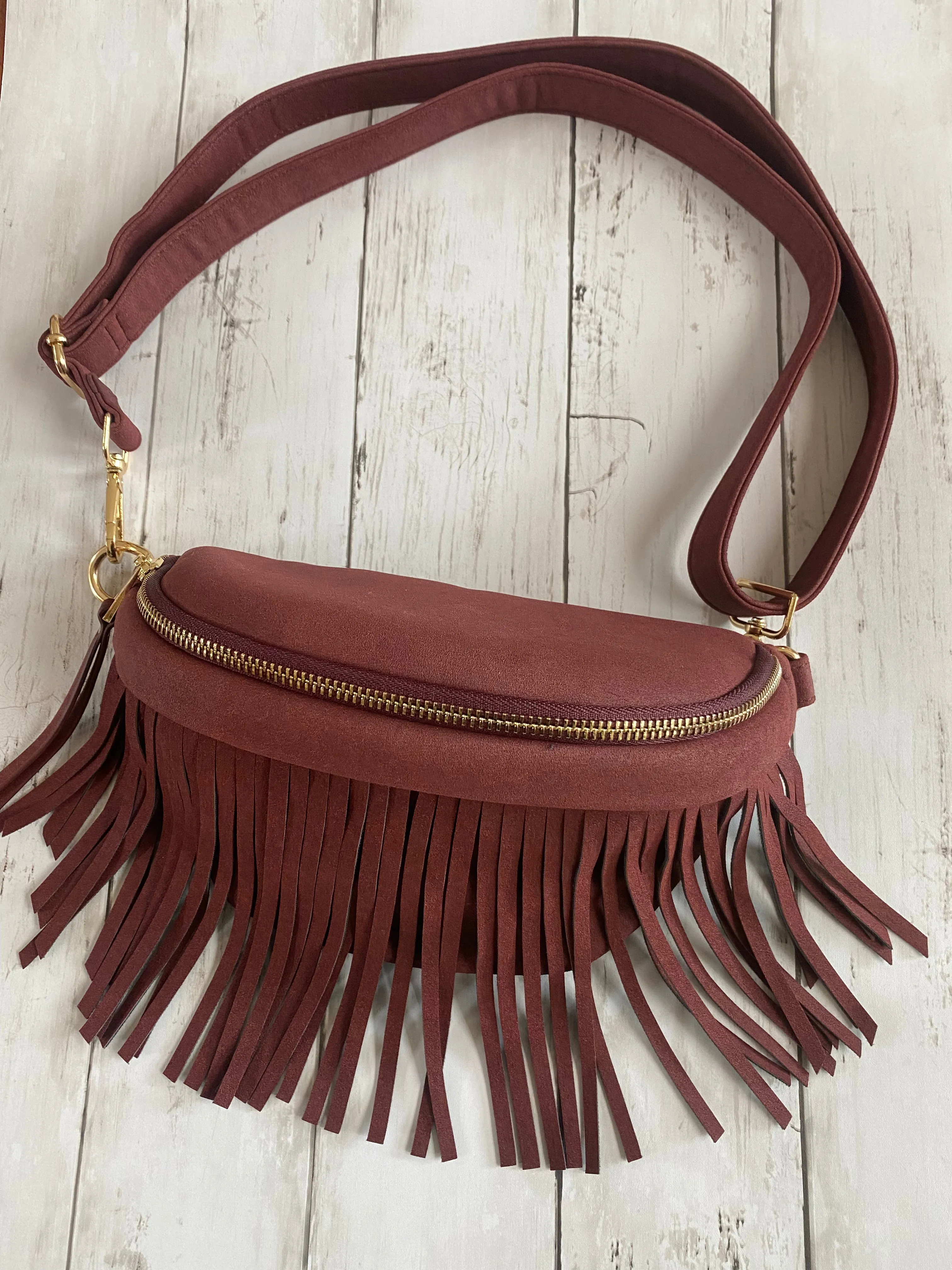 The Kelli Fringe Sling Bag