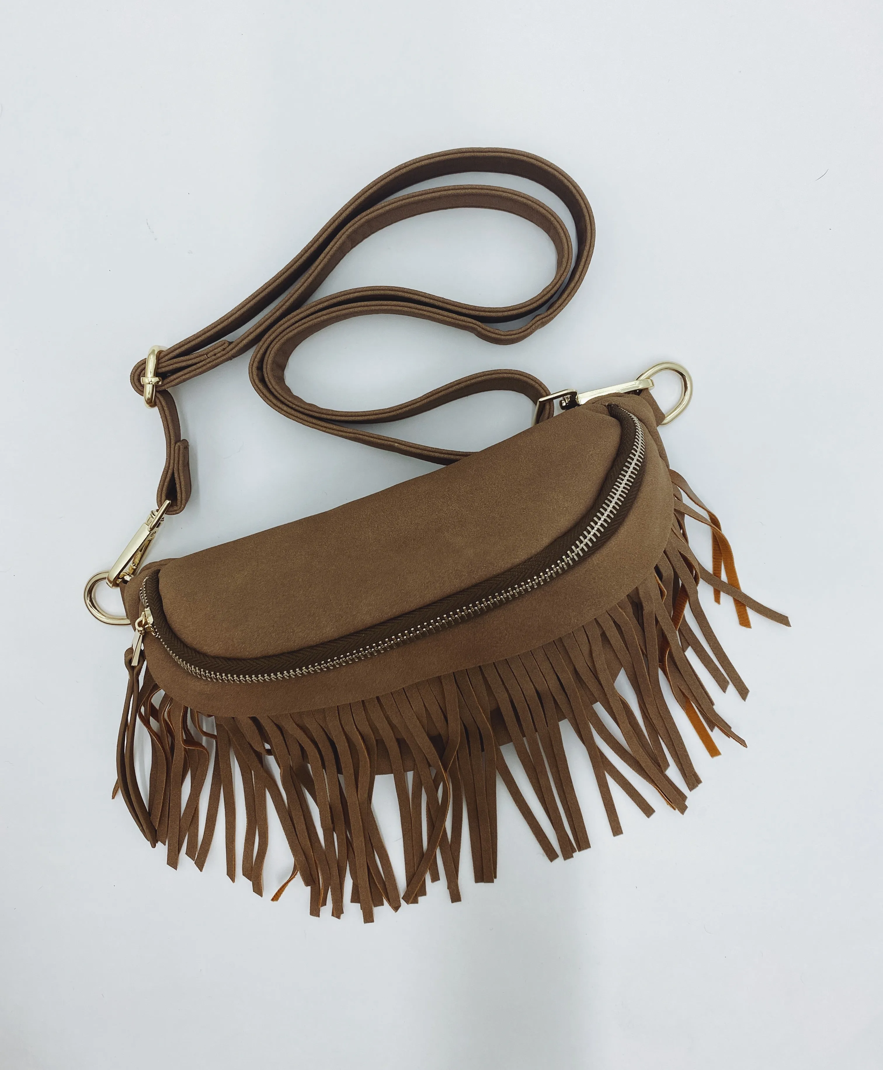 The Kelli Fringe Sling Bag