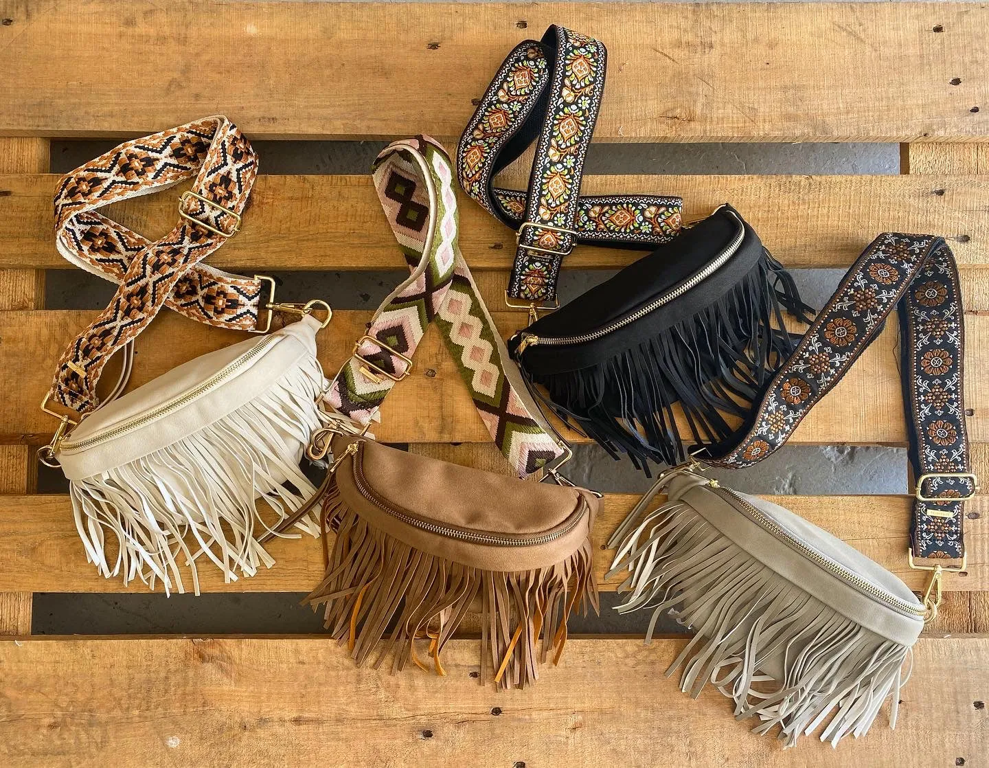 The Kelli Fringe Sling Bag