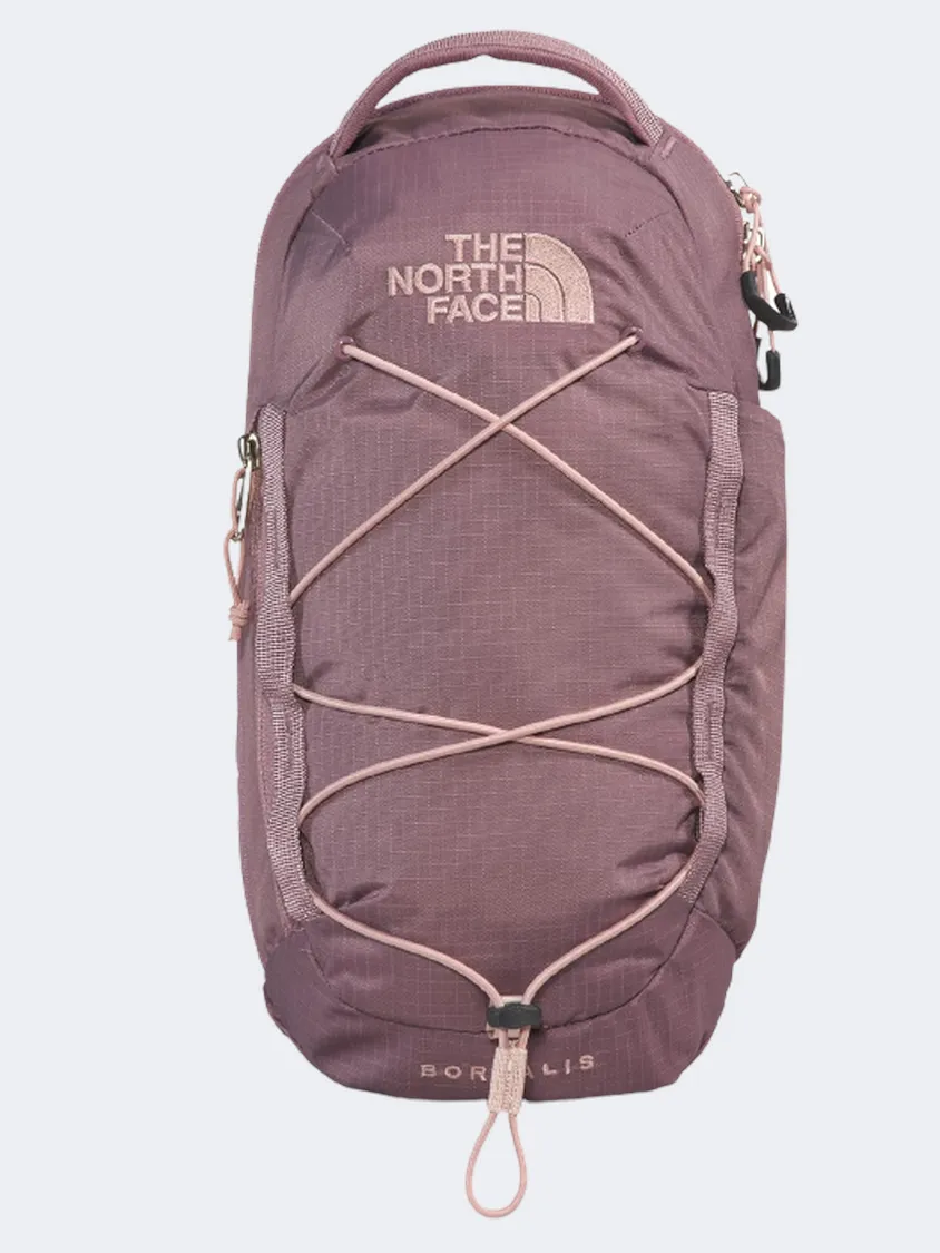 The North Face Borealis Sling Unisex Hiking Bag Fawn Grey/Pink Moss