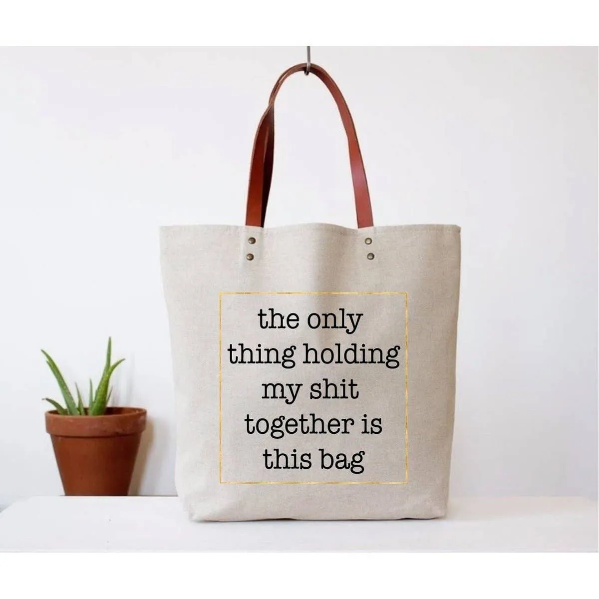 The Only Thing Canvas Grocery Tote Bag