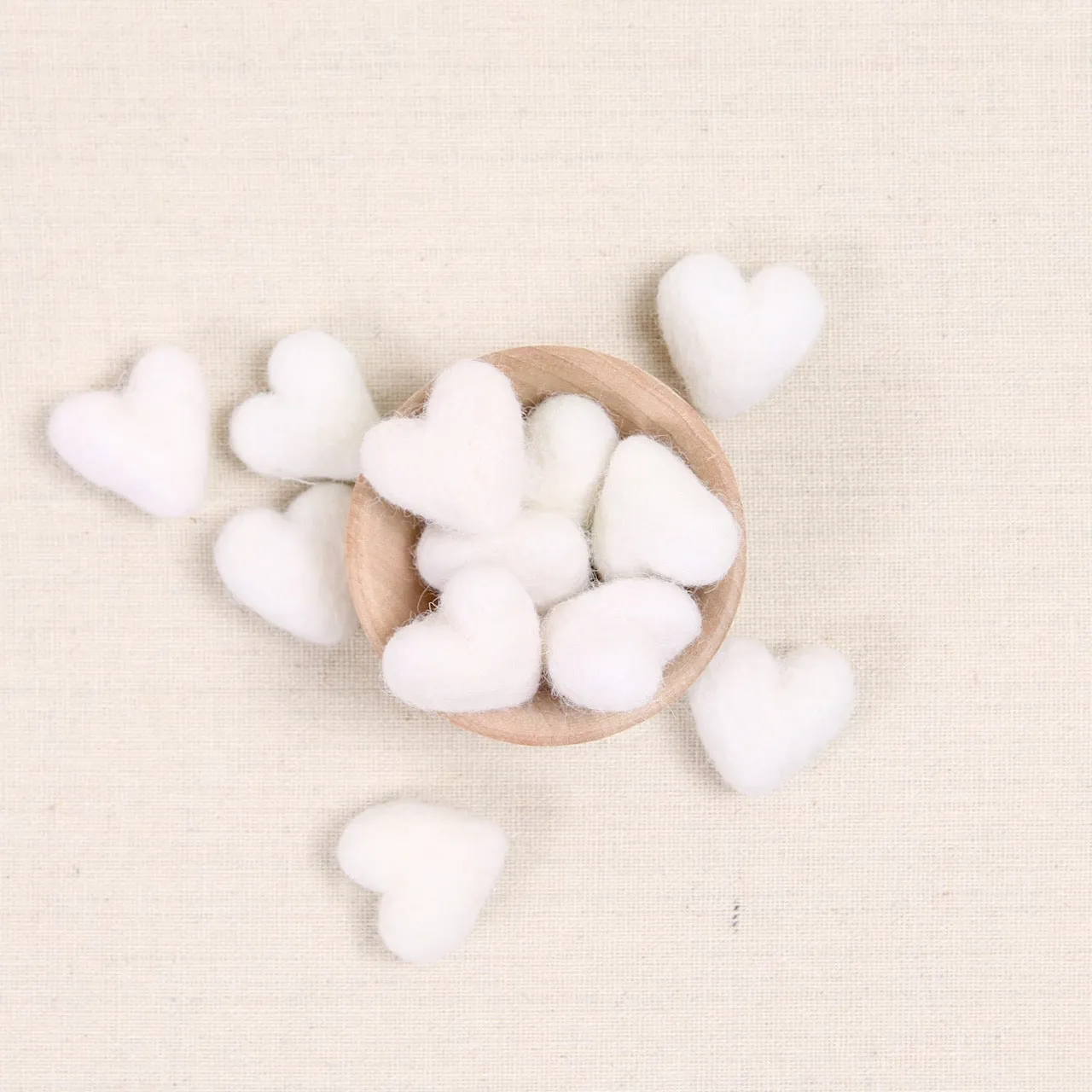 Tiny Hearts, White