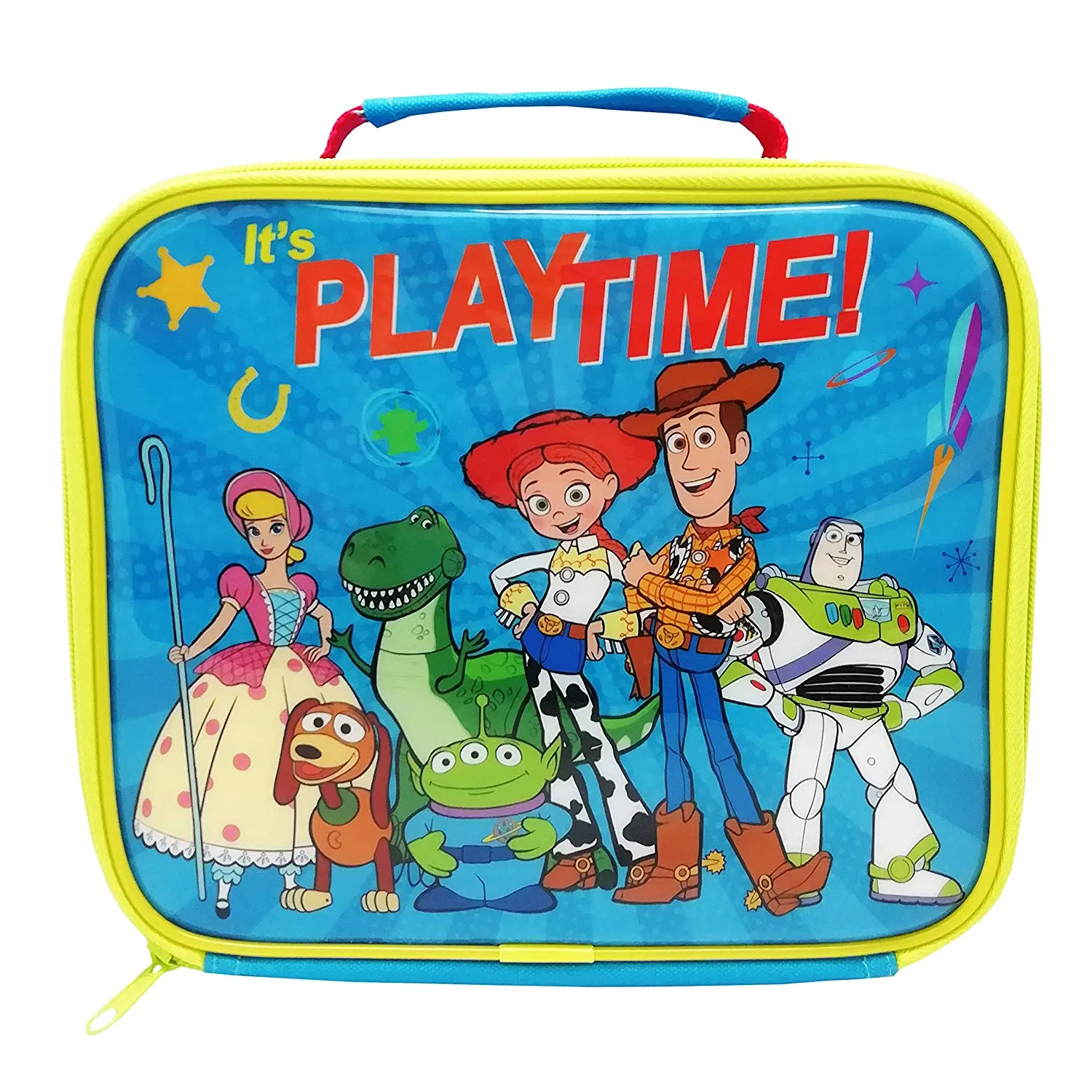 Toy Story Playtime Insulated Compartment Zip Lunch Bag Box