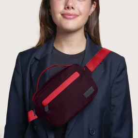 Travel Belt Bag - Merlot