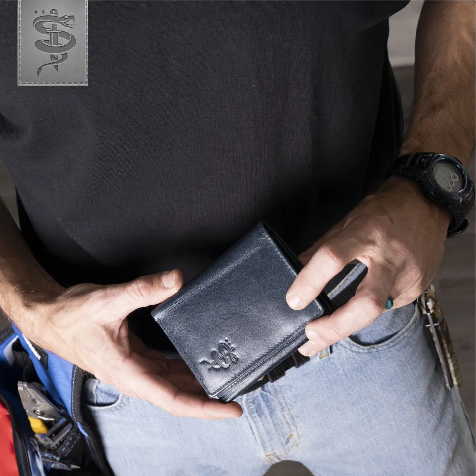 Trifold Freedom Wallet for Men with Air Tag