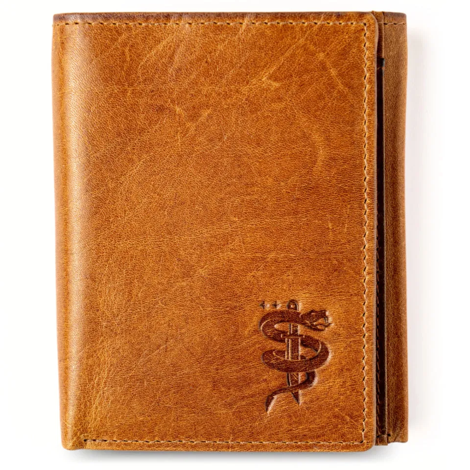 Trifold Freedom Wallet for Men with Air Tag