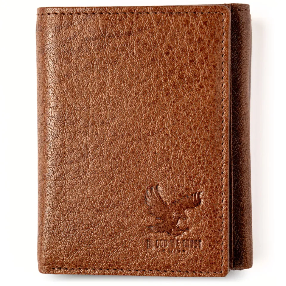 Trifold Freedom Wallet for Men with Air Tag