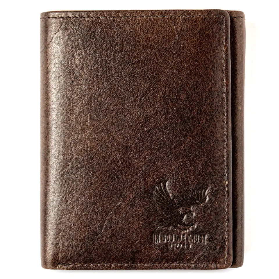 Trifold Freedom Wallet for Men with Air Tag