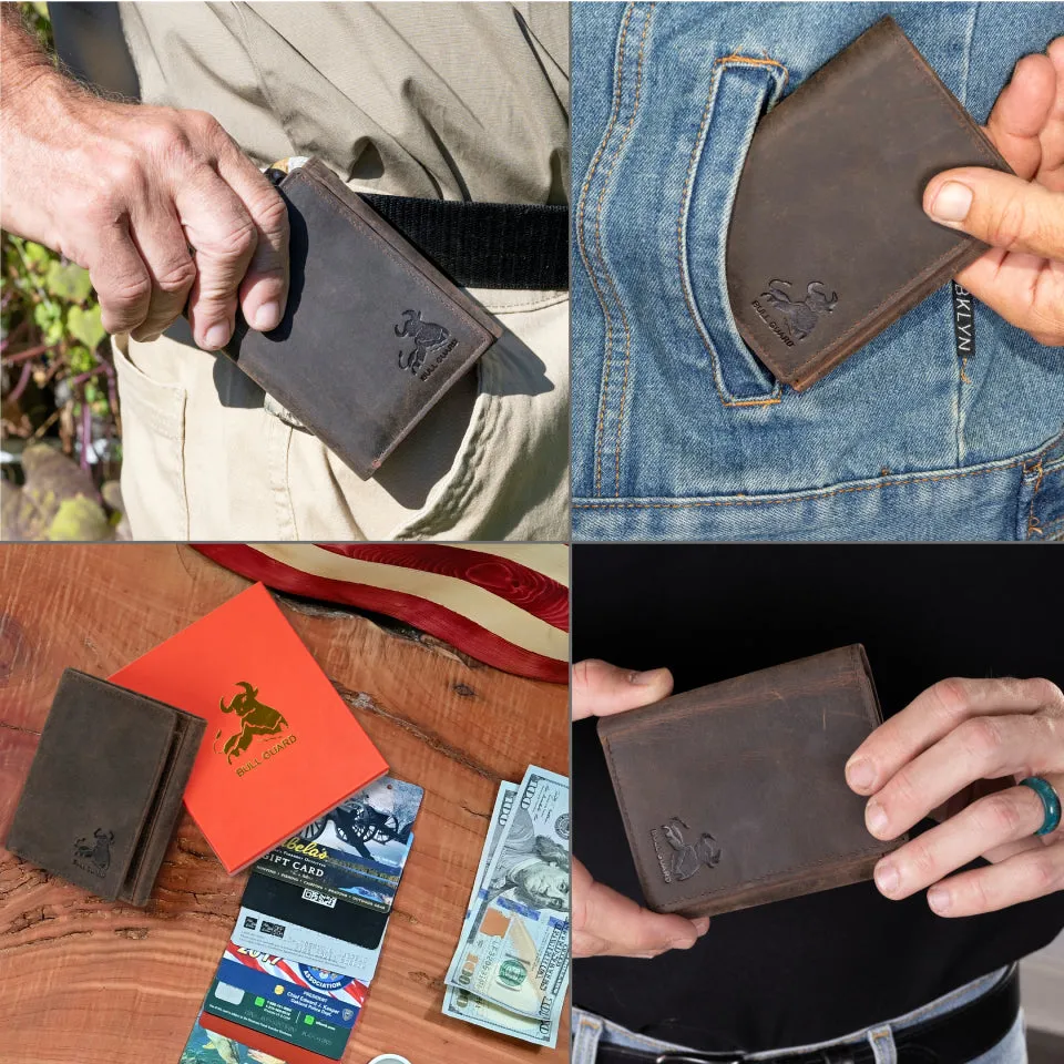 Trifold Freedom Wallet for Men with Air Tag