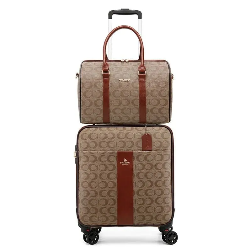 Trolley Luggage Travel Bag Carry-Ons - Lightweight 55cm Carry-On with Spinner Wheels