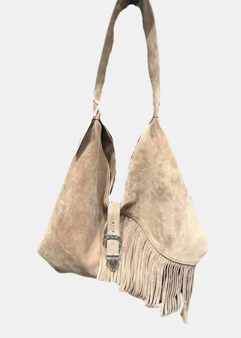 Tula Fringe Hobo Bag