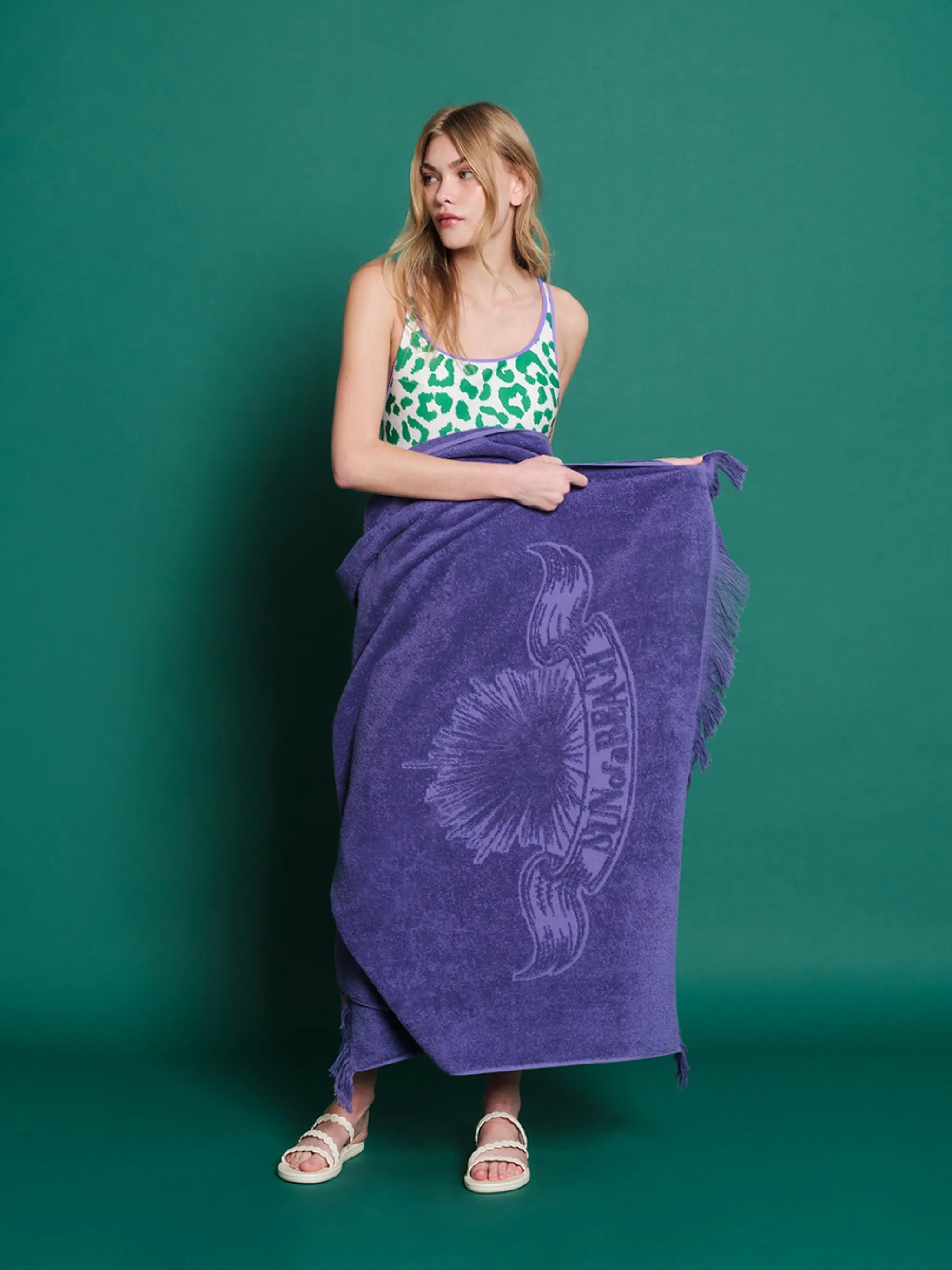 Ultra Violet | Monochrome Beach Towel