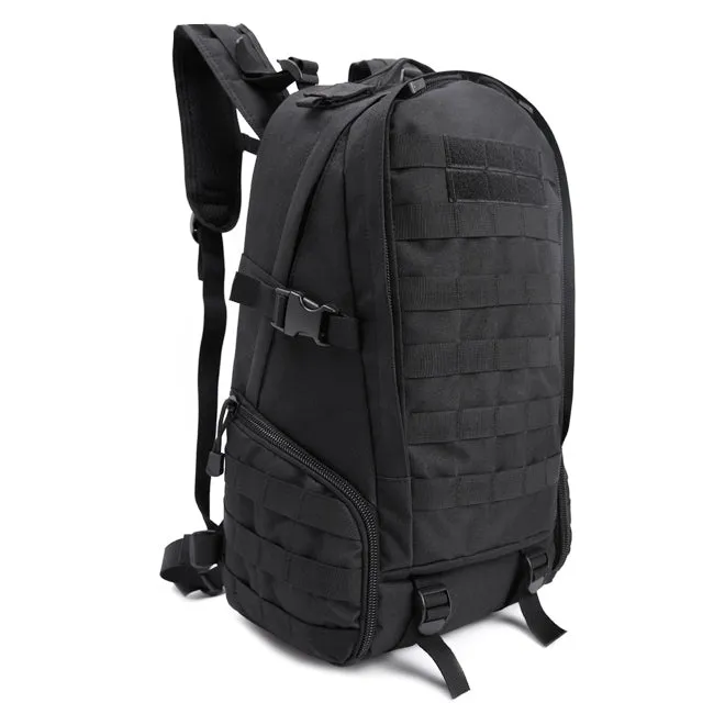 Unisex Outdoor Backpack Camping Hiking Rucksack Bag(Black)