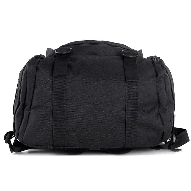 Unisex Outdoor Backpack Camping Hiking Rucksack Bag(Black)