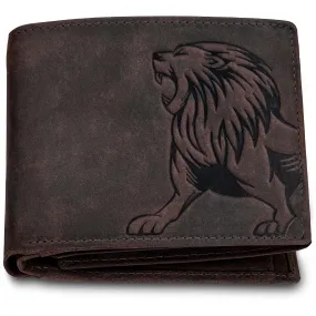 URBAN FOREST Leo Vintage Brown Leather Wallet for Men