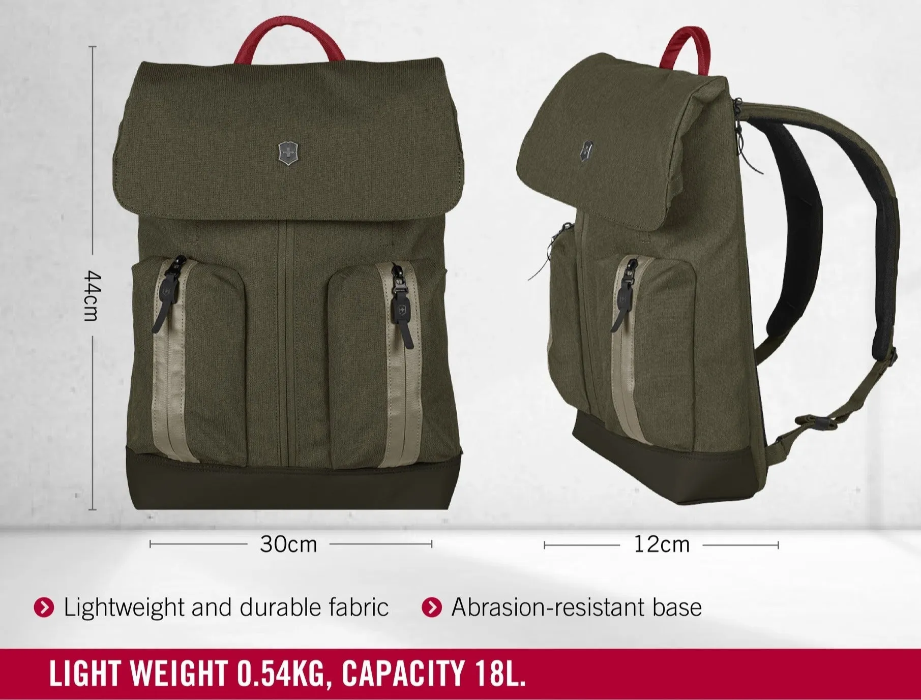 Victorinox Altmont Classic Flapover Laptop Backpack (Olive)