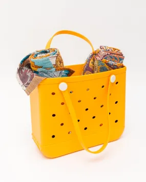 Waterproof Tote Bag in Marigold