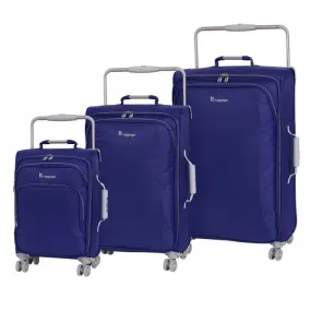 World's Lightest 8 Wheel Royal Blue Suitcase