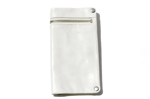 zip detail wallet - large - oyster